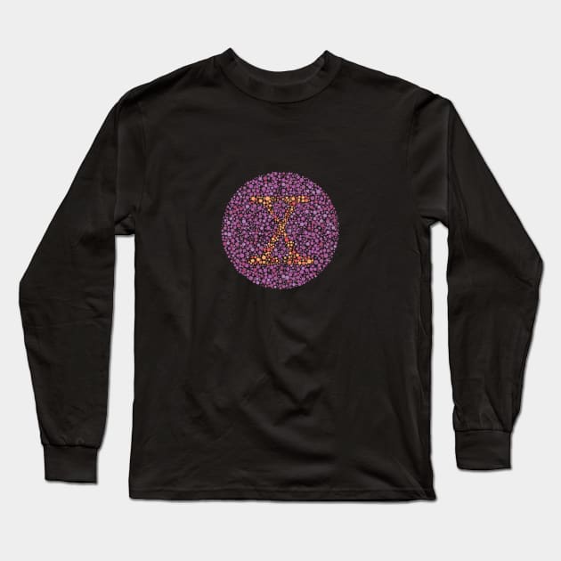 X Ishihara Test Long Sleeve T-Shirt by CorneaDesigns